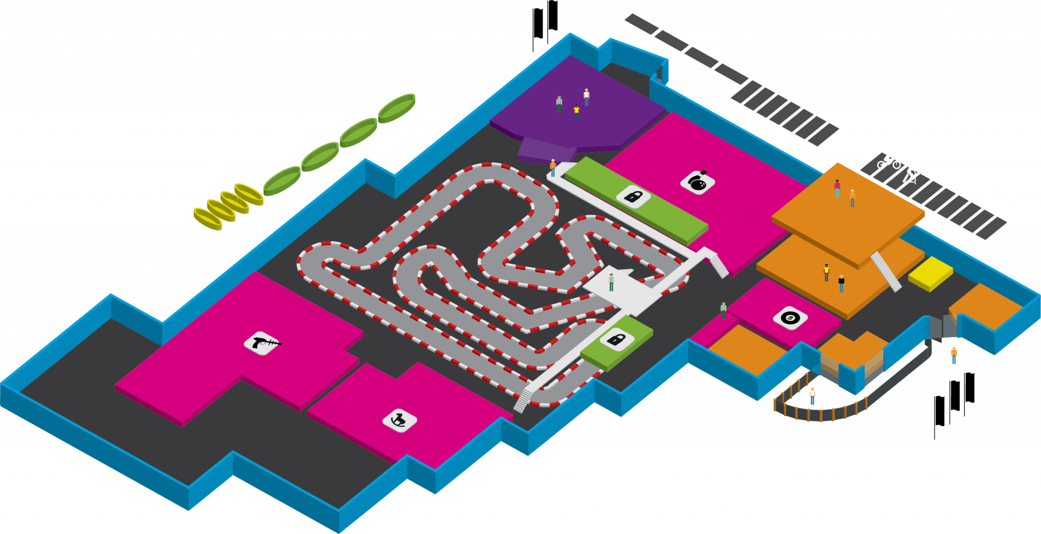 HappyDays Plattegrond